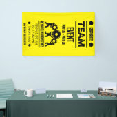 Teambuildingsdag voor bedrijven spandoek (Beurs)