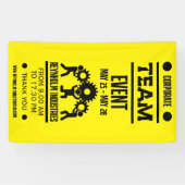 Teambuildingsdag voor bedrijven spandoek (Horizontaal)