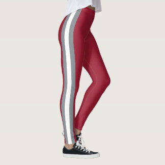 Teamgeest van Alabama op karmozijn Leggings
