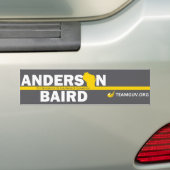 TeamGuv - Anderson / Baird Bumpersticker (Op auto)