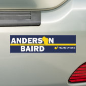 TeamGuv - Anderson / Baird Bumpersticker (Op auto)