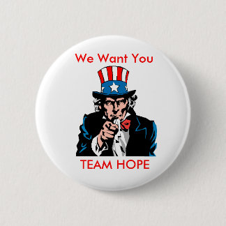 teamhope3, we willen je, TEAM HOPE Ronde Button 5,7 Cm