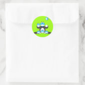 Teamkikker - sticker (Tas)