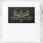 Teamkillzone rechthoekige sticker (Tas)