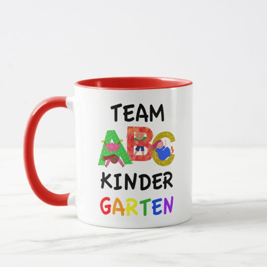 TeamKindergarten terug naar school ABC Mok (Links)