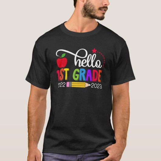 TeamKindertuin Terug naar schoolleraar T-shirt (Voorkant)