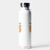 Teamkleuren Rugnummer Waterfles (Links)