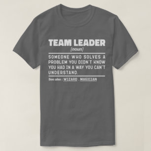 Teamleider Noun Department Boss Appreciation Cool T-shirt