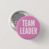 Teamleider Ronde Button 3,2 Cm (Voorkant /achterkant)