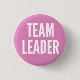 Teamleider Ronde Button 3,2 Cm