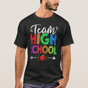Teamleraar middelbare school Student terug naar sc T-shirt