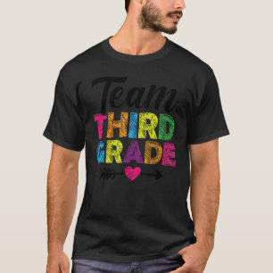 Teamleraren derde klas studenten terug naar school t-shirt