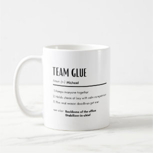 Teamlijm Definitie Gepersonaliseerde Naam Collega Koffiemok