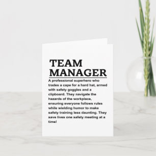 Teammanager Kaart
