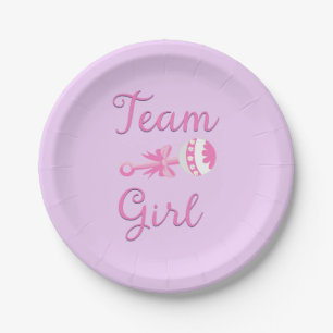 Teammeisje Gendergelijkheid onthullen partijgear Papieren Bordje