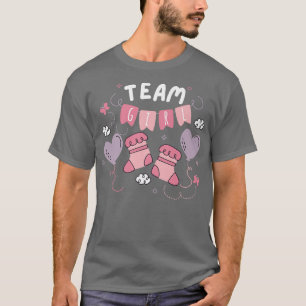 Teammeisje Gendergelijkheid onthullen Team Roze Ba T-shirt