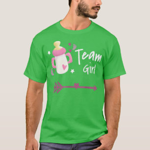 Teammeisje Gendergelijkheid onthullen Team Roze Ba T-shirt