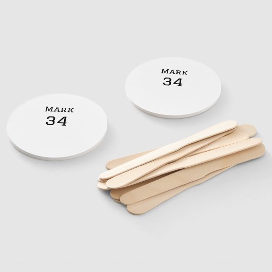 Teamnaam Speler toevoegen Naam Datum Sport mannen Handwaaier (Niet-gemonteerd)