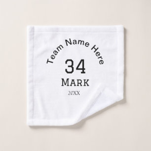 Teamnaam Speler toevoegen Naam Datum Sport mannen Washandje