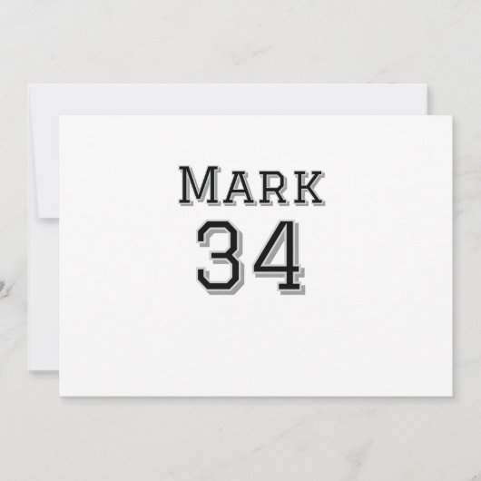 Teamnaam Speler toevoegen Naam Speler Datum Sport Feestdagenkaart (Voorkant)