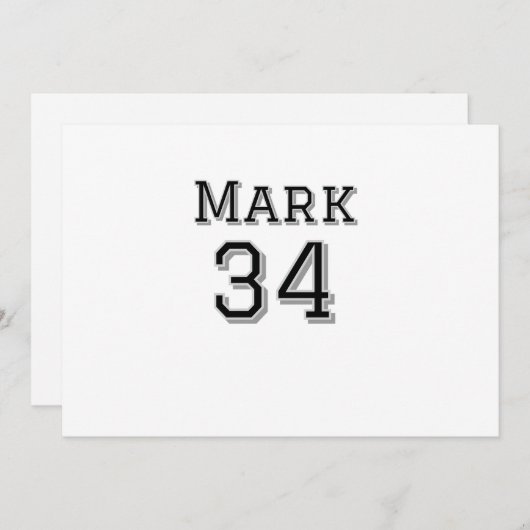 Teamnaam Speler toevoegen Naam Speler Datum Sport Feestdagenkaart (Voorkant / Achterkant)