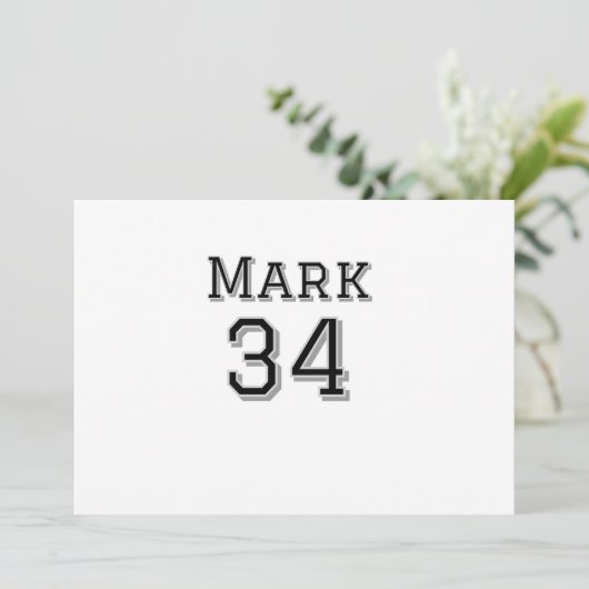 Teamnaam Speler toevoegen Naam Speler Datum Sport Feestdagenkaart (Staand voorkant)