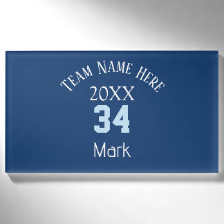 teamnaam voeg spelernaam datum sport mannen toe naambadge