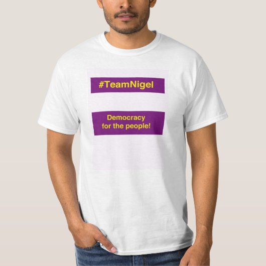 TeamNigel T shirt (Voorkant)