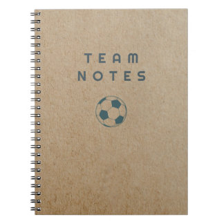 Teamnotities - Voetbal Notitieboek