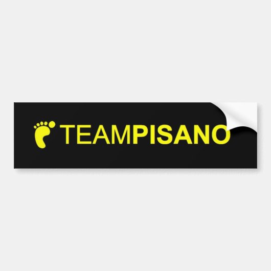 TeamPisano-Bumpersticker Bumpersticker (Voorkant)