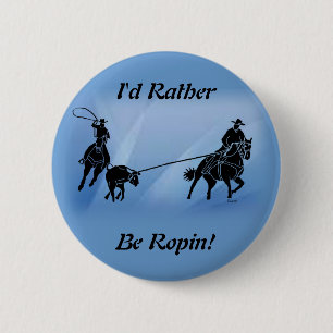 teamropers 201 ronde button 5,7 cm