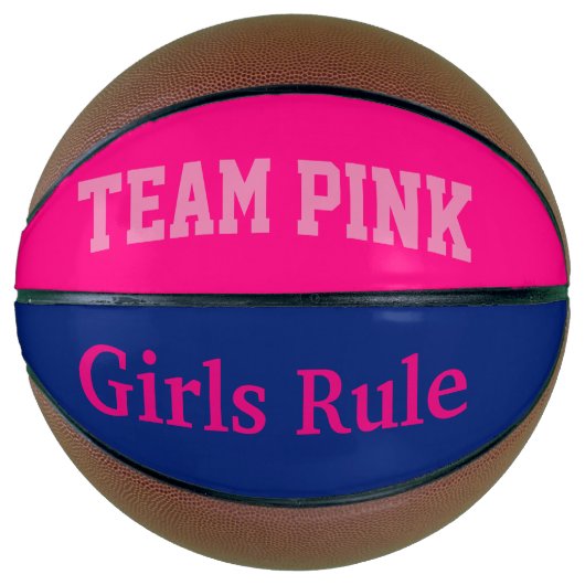 Teamroze Basketbal (Voorkant)