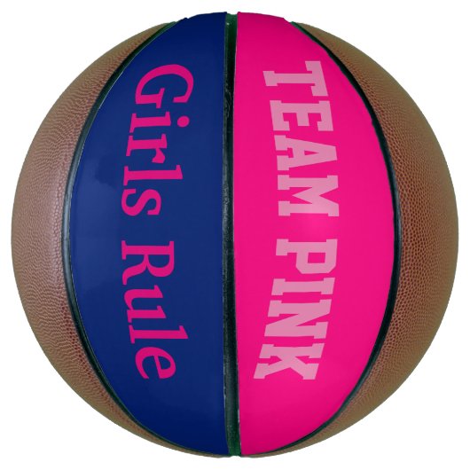 Teamroze Basketbal (Verticaal)