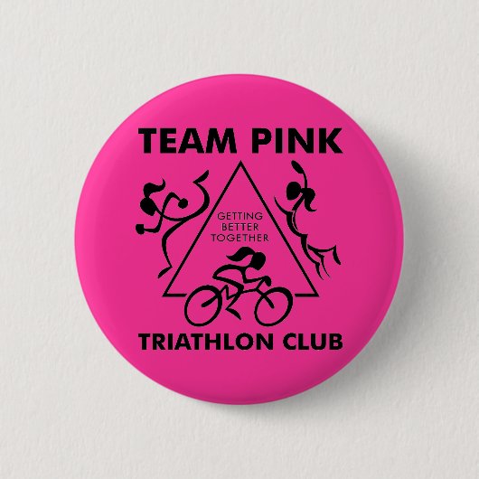 TeamRoze Button driehoek (Voorkant)