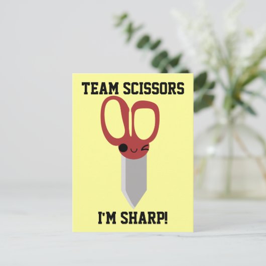 Teamschaar Briefkaart (Staand voorkant)