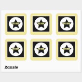 Teamspeler Star Funky Sticker (Vel)