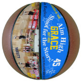 Teamspeler UPLOAD Drie Basketbal Foto's (Verticaal)