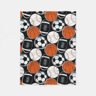 Teamsportballen Fleece Deken