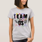 TeamUS-shirt (geschaald) T-shirt (Voorkant)
