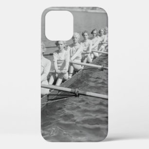 TEAMvintage, sport, rij, team, boot, retro, c iPhone 12 Hoesje
