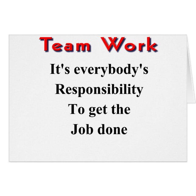 Teamwerk (Voorkant Horizontaal)