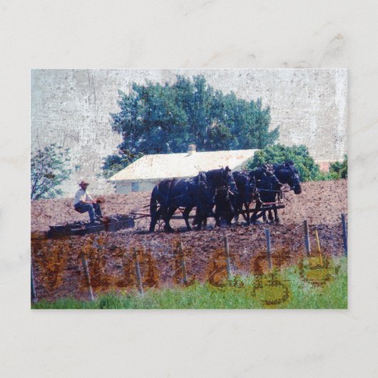  teamwerk briefkaart (Voorkant)