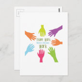 Teamwerk Briefkaart (Voorkant / Achterkant)