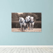 Teamwerk Canvas Afdruk (Insitu (Houten vloer))