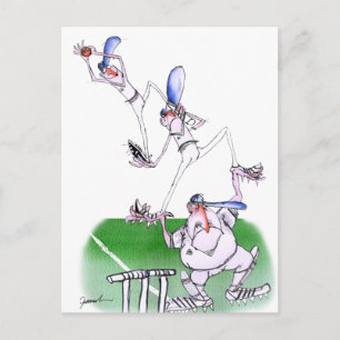 teamwerk - cricket, tony fernandes briefkaart