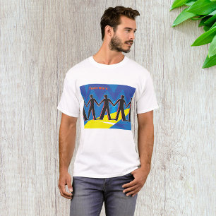 Teamwerk Eenheid Mensen Houden Elkaars Hand Vast T-shirt