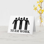 Teamwerk Kaart (Gele Bloem)