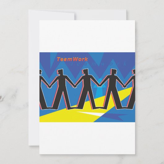 Teamwerk Kaart (Voorkant)