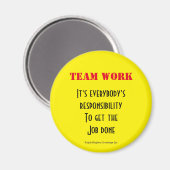 Teamwerk Magneet (Voorkant / Achterkant)