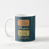 Teamwerk Motivatie Spreuk Kantoor Zakelijk Cadeau Koffiemok (Links)